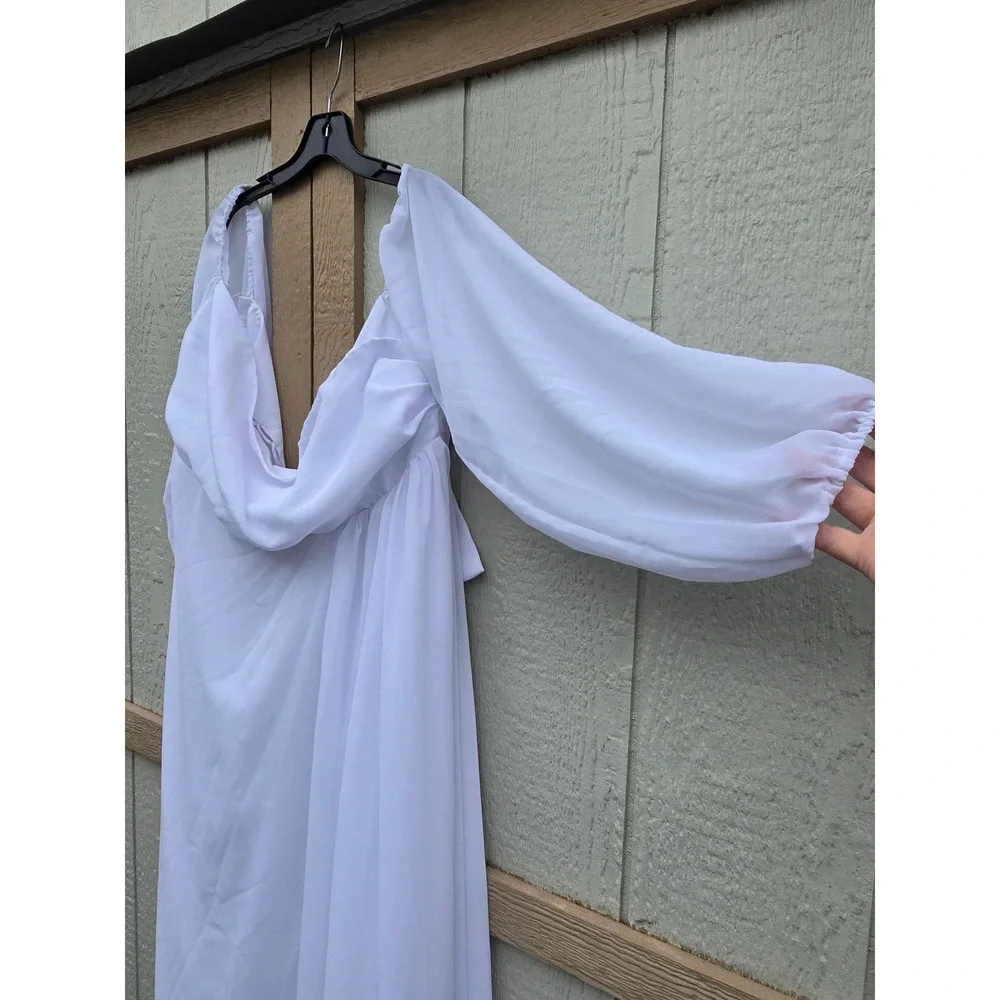 Unbranded white chiffon